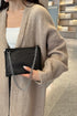 'Aya' Metal Chain Rhinestone Crossbody Bag - Celes Fashion